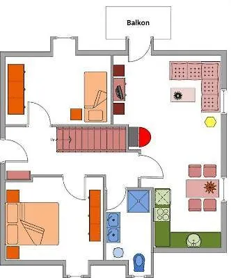 Appartement Altes Pastorat 6 Apartamento *